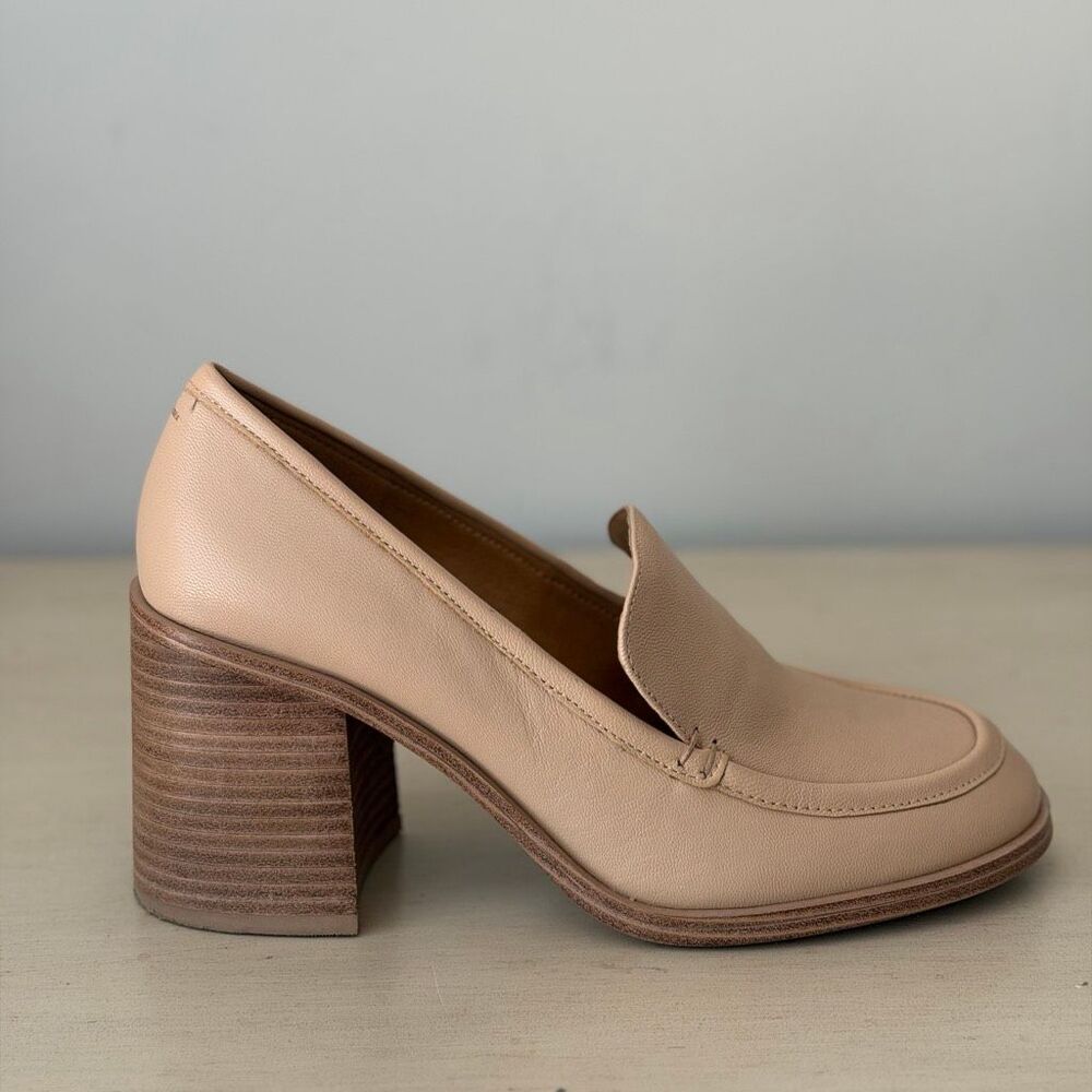 Crown Vintage Caitlun Loafer Block Heel Pump 7.5